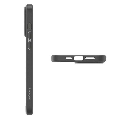 Funda SPIGEN Crystal Hybrid para iPhone 14 PLUS Transp Negro Mate .
