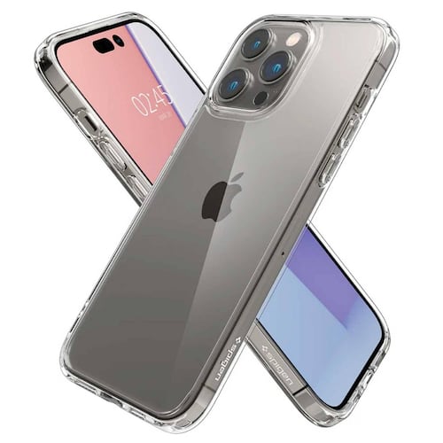 Funda SPIGEN Crystal Hybrid para iPhone 14 PRO Transparente 