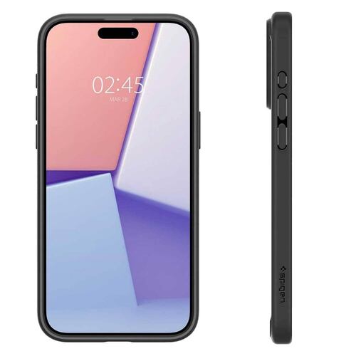Funda SPIGEN Ultra Hybrid para iPhone 15 PRO Neg Transparente .