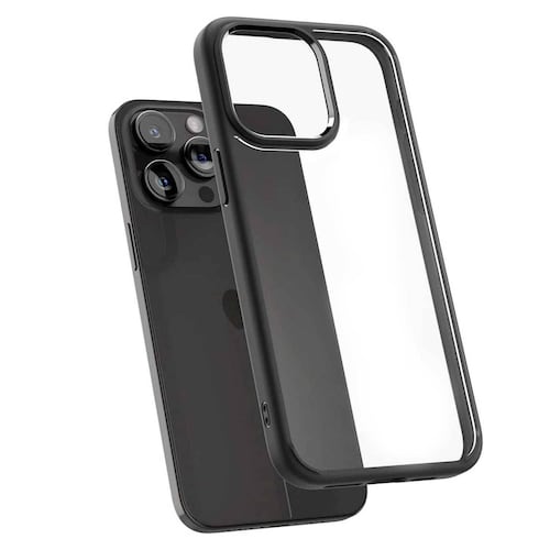 Funda SPIGEN Ultra Hybrid para iPhone 15 PRO Neg Transparente .