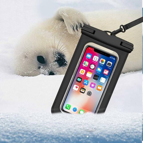 Funda TEKKU contra Agua colgante Universal sumergible Negra 