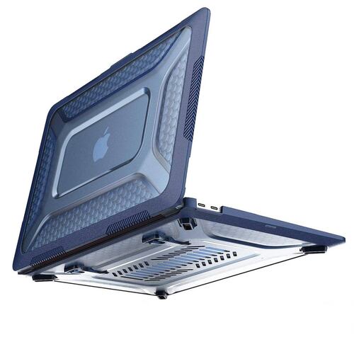 Funda TEKKU HC para MacBook Air 13 Azul A2337 M1 A2179 A1932 uso rudo 