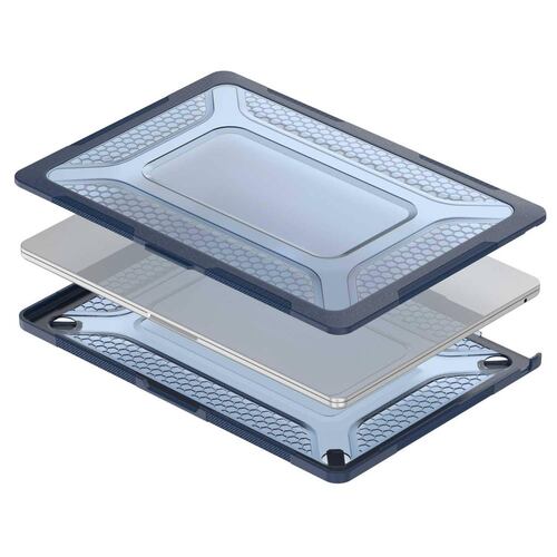 Funda TEKKU HC para MacBook Air 13 Azul A2337 M1 A2179 A1932 uso rudo 