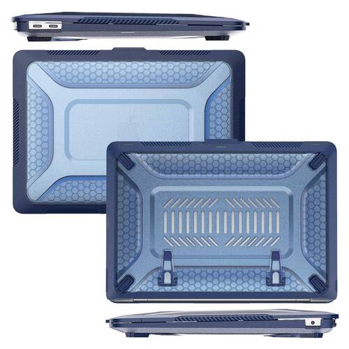 Funda TEKKU HC para MacBook Air 13 Azul A2337 M1 A2179 A1932 uso rudo 
