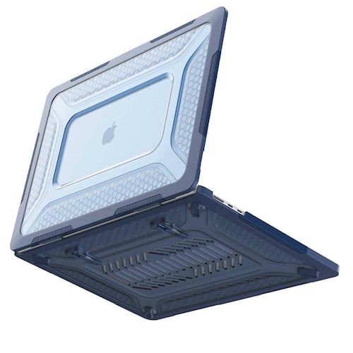 Funda TEKKU HC para MacBook Air 15 Azul A2941 A3114 uso rudo .