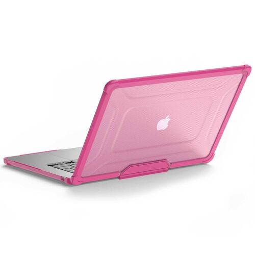 Funda TEKKU ST para MacBook Air 13 M2 M3 Rosa A2681 A3113 uso rudo 