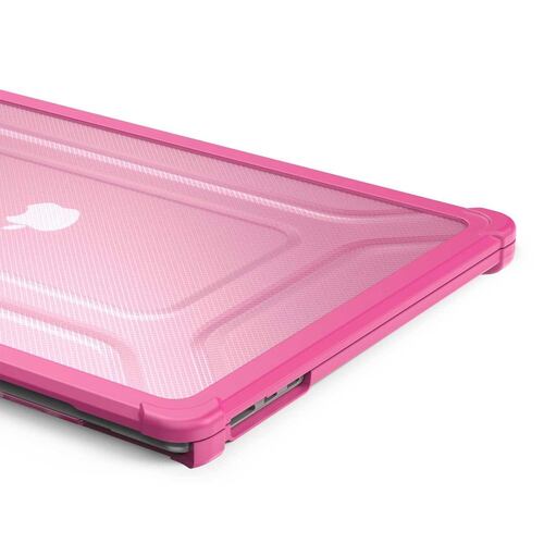 Funda TEKKU ST para MacBook Air 13 M2 M3 Rosa A2681 A3113 uso rudo 