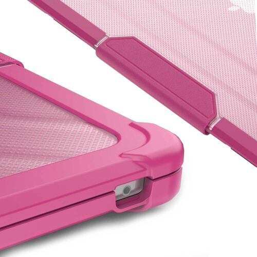 Funda TEKKU ST para MacBook Air 13 M2 M3 Rosa A2681 A3113 uso rudo 