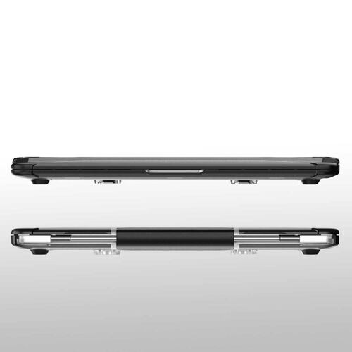 Funda TEKKU ST para MacBook PRO 13 M1 M2 Negra uso rudo A2289 A2251 A2159 A1989 A1706 A1708 