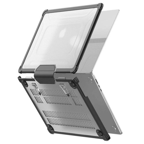 Funda TEKKU ST para MacBook PRO 16 Negra uso rudo A2485 A2780 A2991 M1 M2 M3 .