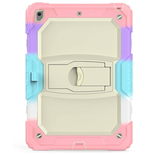 Funda TEKKU StandC uso rudo para iPad 9 iPad 8 iPad 7 10.2" MultiRosa A2602 A2605 A2270 A2428 A2430 A2197 