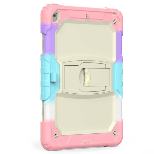 Funda TEKKU StandC uso rudo para iPad 9 iPad 8 iPad 7 10.2" MultiRosa A2602 A2605 A2270 A2428 A2430 A2197 