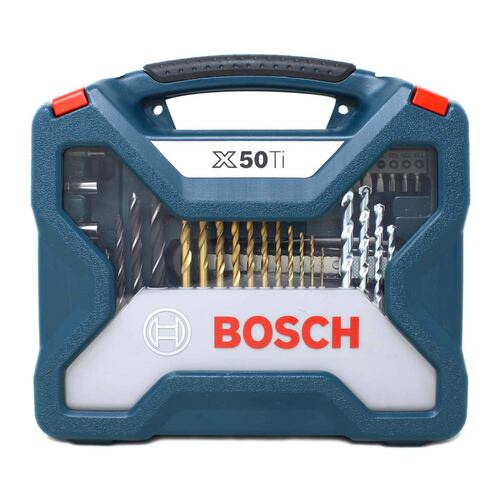 Juego de puntas y brocas 50 piezas X50Ti 406 Bosch