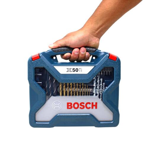Juego de puntas y brocas 50 piezas X50Ti 406 Bosch