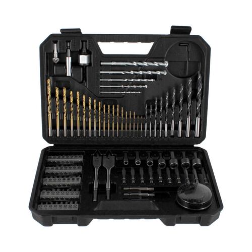 Juego de brocas de titanio y puntas de destornillador 103 pzs 070 Bosch.