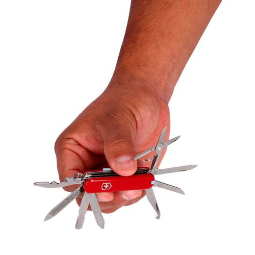 Navaja de bolsillo pequeña con 18 funciones MiniChamp 0.6385 Victorinox.