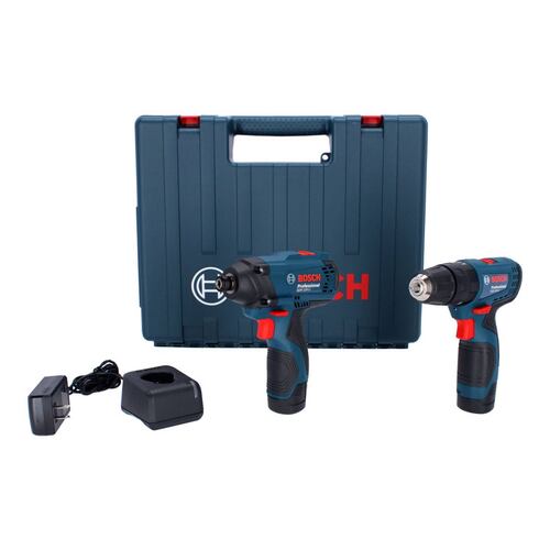 Combo de Atornillador GSB 120-LI / Atornillador de impacto inalámbrico GDR 120-LI Bosch.