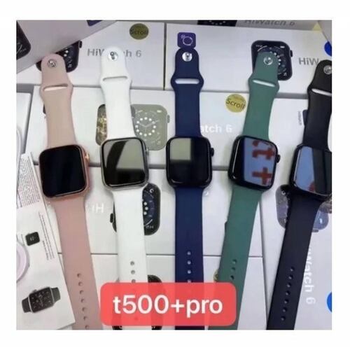Smartwatch T500 + Plus Pro Series 6 Reloj Inteligente 2021 42 mm Negro