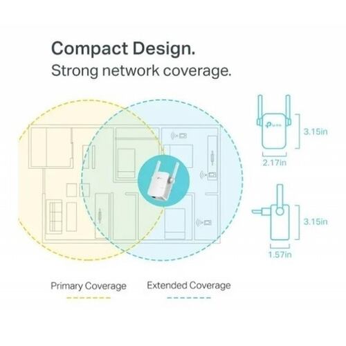 Repetidor Wifi Amplificador Señal 300mbps 2.4g 110/230v Wps 