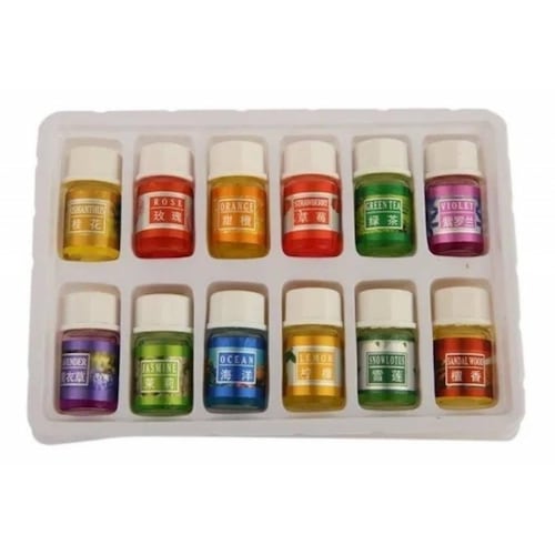Difusor Humidificador Aromaterapia M1 12 Esencias .