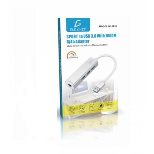 Adaptador Cable De Red(rj45) A Puerto Usb3.0 -alta Velocidad .