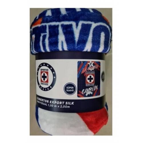 Cobertor Ligero Frazada Cruz Azul 9 Campeonato Matrimonial .