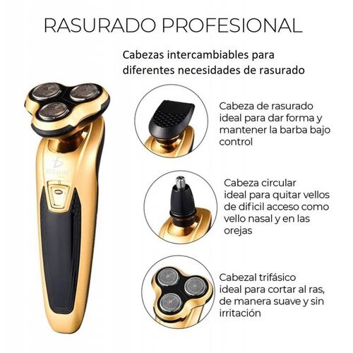 Rasuradora Eléctrica Accesorios Para Patillas Orejas Nariz .