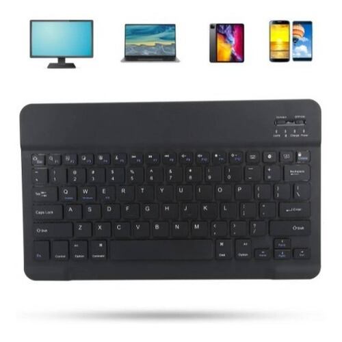 Mini Teclado Bluetooth Inalámbrico Delgado 10 Negro
