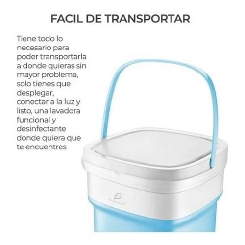 Mini Lavadora Portátil Plegable 11.5l 