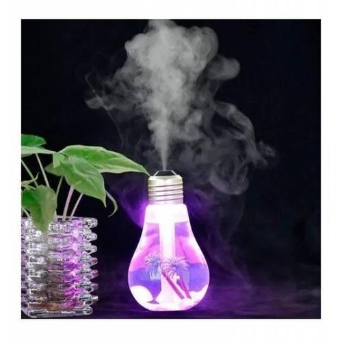 Difusor Aromaterapia Humificador Foco Palmera Usb Luz Led 
