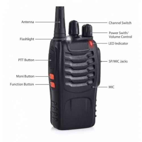 2 Kit Radios Walkie Talkie 