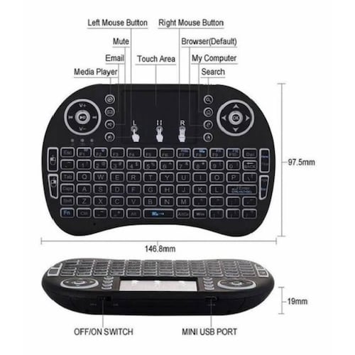 Android 9.0 Tv Box 4 Gb Ram 32 Gb + Teclado Inalambrico 