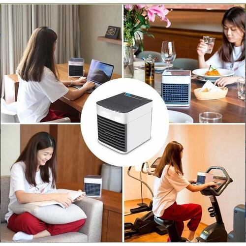 Ventilador Enfriador Purificador Humificador De Aire Portati 