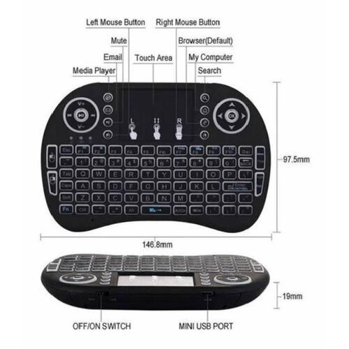 Android 9.0 Tv Box 4 Gb Ram 32 Gb + Teclado Inalambrico 