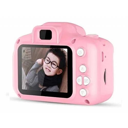Camara Infantil Digital Uso Rudo + Memoria Sd 32gb Incl Rosa