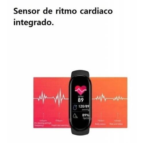 Pulsera Inteligente M6 Smartband Bluetooth Notificaciones 