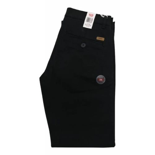Oggi Jeans Slim Para Hombre Chinos Gabardina Negro.