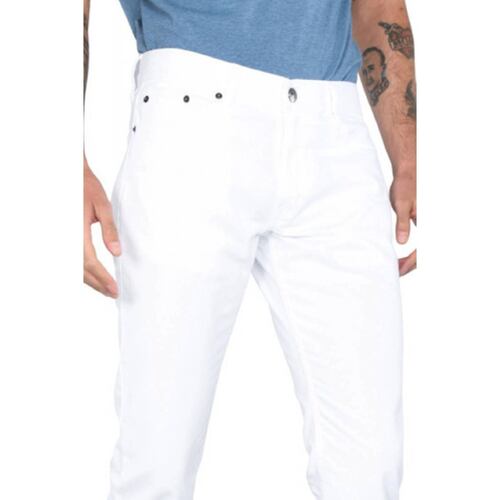 Pantalón Blanco Hombre Oggi Jeans Vaxter Gabardina Stretch .