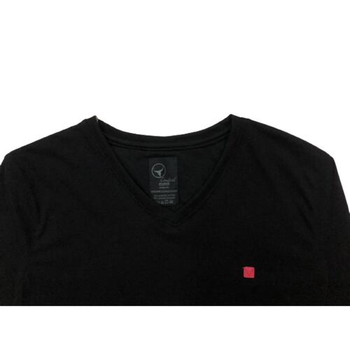 Playera Control Cuello V Manga Larga .