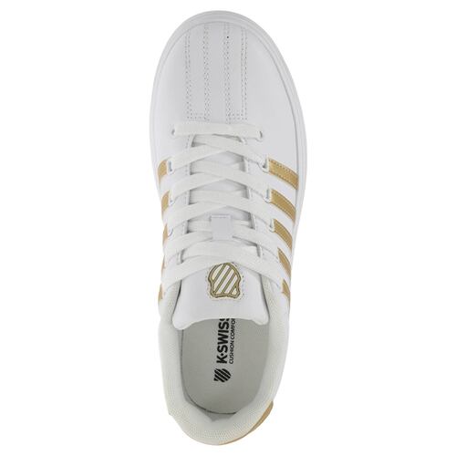 Tenis K-Swiss COURT PRO V HIGH Color Blanco Mujer