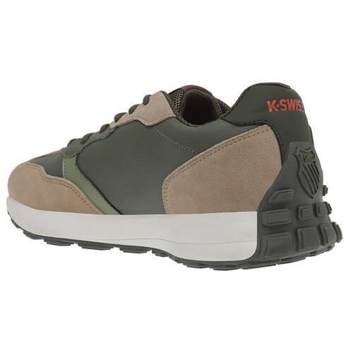 Tenis K-Swiss EMME Color Verde/Beige Hombre
