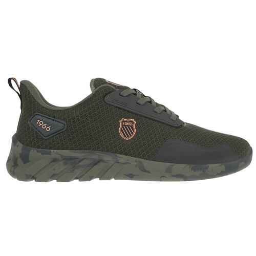 Tenis K-Swiss FORCE CAMO Color Verde Olivo Hombre