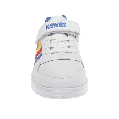 Tenis K-Swiss MIKE Color Blanco/Colores Niños