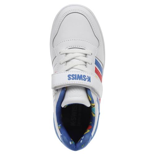 Tenis K-Swiss MIKE Color Blanco/Colores Niños