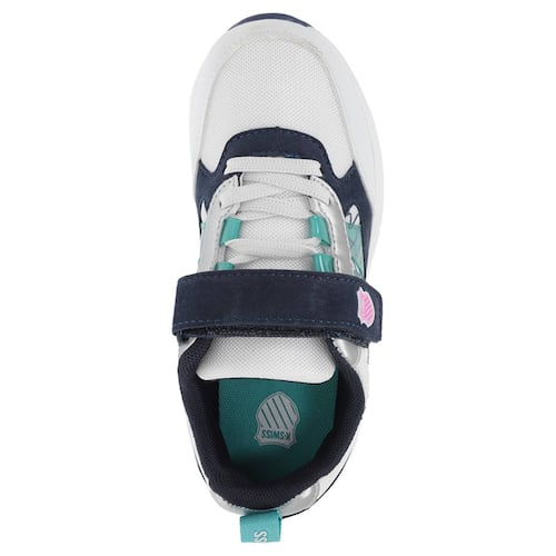 Tenis K-Swiss WIRDO Color Blanco/Azul Niños