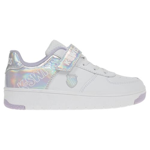 Tenis K-Swiss SALT 2 Color Blanco/Plata Niños