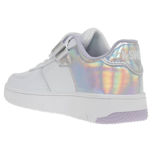 Tenis K-Swiss SALT 2 Color Blanco/Plata Niños