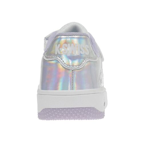 Tenis K-Swiss SALT 2 Color Blanco/Plata Niños