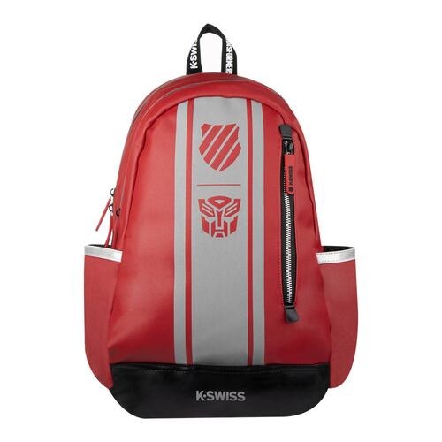 Mochila Casual Kswiss Escolar Backpack Capi Transformers Rojo