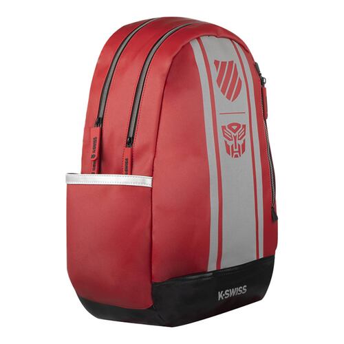 Mochila Casual Kswiss Escolar Backpack Capi Transformers Rojo